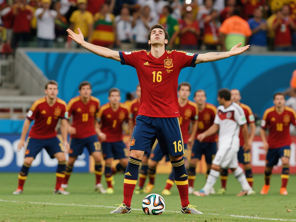 2014世界杯西班牙意外失利 足球是一项充满随机性和悬念的运动,正因为